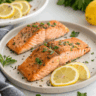 Healthy Air Fryer Salmon with Lemon Herb Seasoning