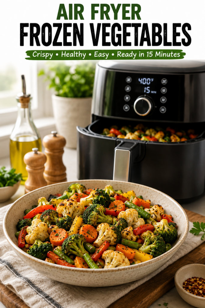 Crispy Air Fryer Frozen Vegetables — Easy, Healthy & Flavorful Side Dish