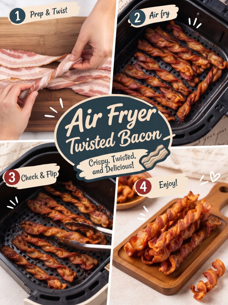 Delicious Air Fryer Twisted Bacon: Crisp, Chewy, and Almost Mess-Free